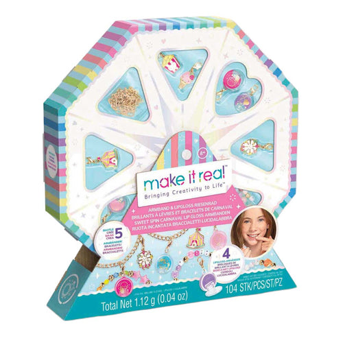 Spectron make it real - sweet spin carnaval lipgloss armbanden set