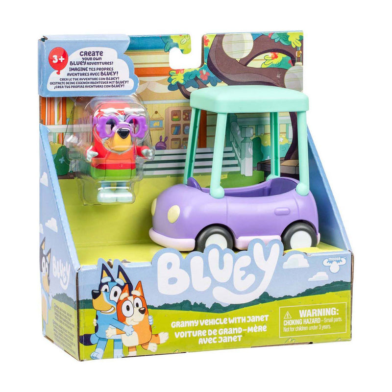 Afbeelding laden in galerijviewer, Moose toys bluey basic vehicle granny car janet
