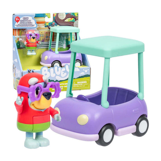 Moose toys bluey basic vehicle granny car janet