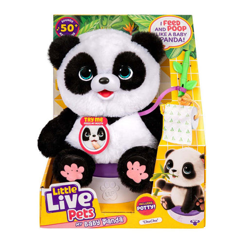 Spectron little live pets my baby panda chuchu - interactieve knuffel