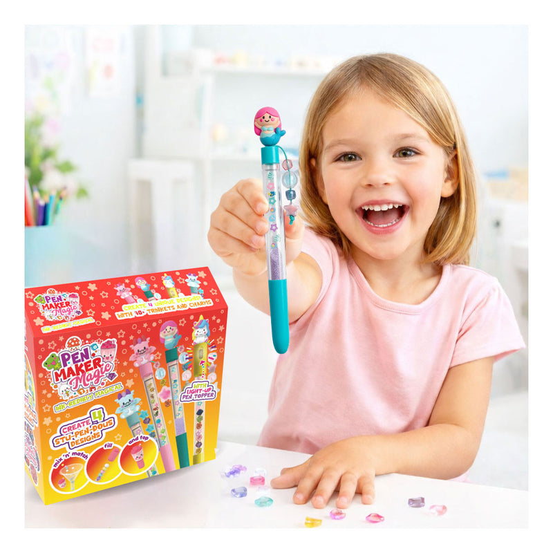 Chargez l'image dans la visionneuse de la galerie, Gear2play pen maker magic - classic: magical - maak 4 unieke pennen met kralen, bedels en magische figuren
