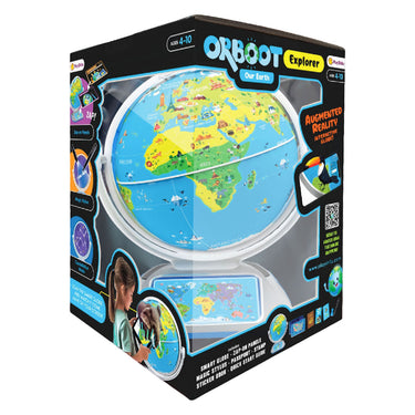 Gear2play orboot explorer interactieve wereldbol – spelenderwijs de wereld ontdekken – incl. app 3d beelden - educatief