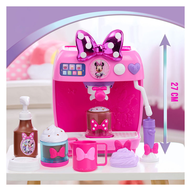 Afbeelding laden in galerijviewer, Just play disney minnie mouse rise shine speelgoed koffiemachine – met licht geluid

