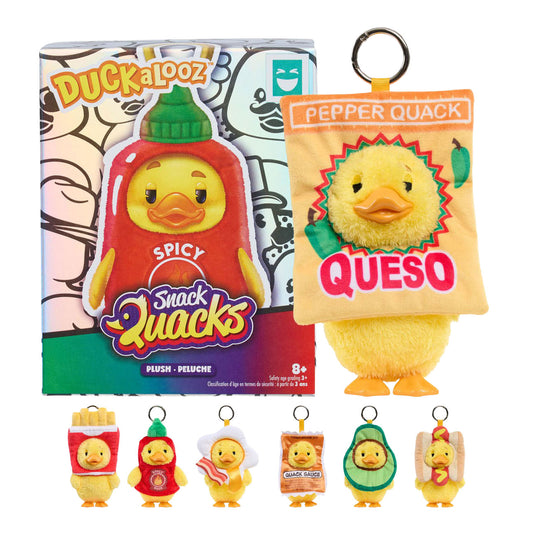 Spectron happy haul duckalooz snack quack pluche sleutelhanger