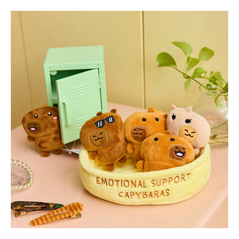 Chargez l'image dans la visionneuse de la galerie, Just play emotional support capybaras knuffels - kawaii pluche set
