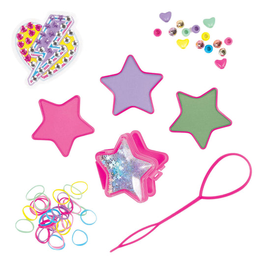 Make it real – star power hair styling set – mix match haarkrijt, haarjuwelen en kralen