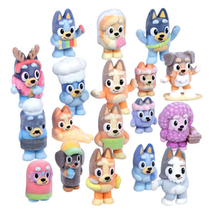 Spectron bluey fuzzies verzamelfiguren verrassingsset - 3 figuurtjes