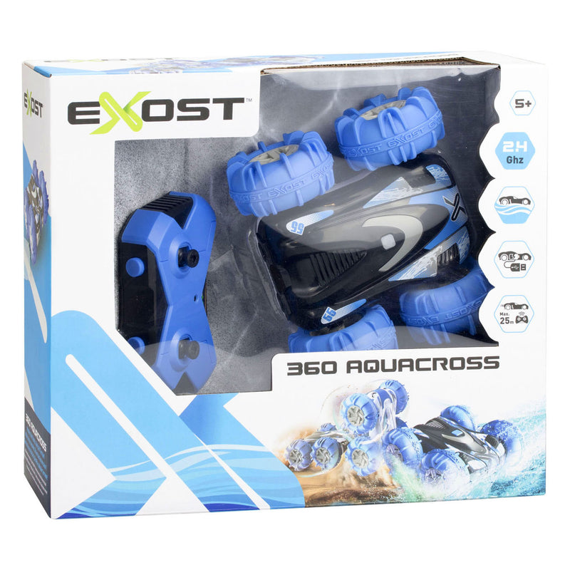 Afbeelding laden in galerijviewer, Exost rc aquacross amfibie stuntauto 1:18 - rc auto - bestuurbare auto - oplaadbare accu
