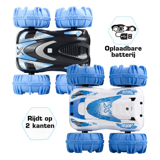 Exost rc aquacross amfibie stuntauto 1:18 - rc auto - bestuurbare auto - oplaadbare accu