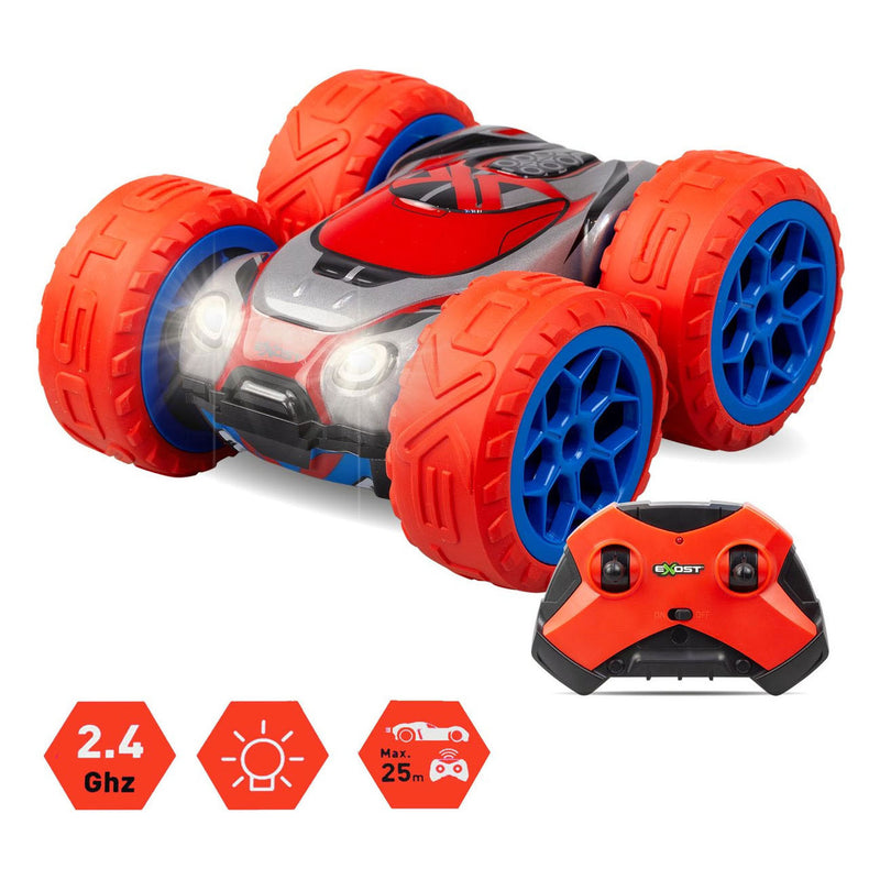 Afbeelding laden in galerijviewer, Exost rc 360 cross mx rood - rc auto - bestuurbare auto - lichtgevende koplampen
