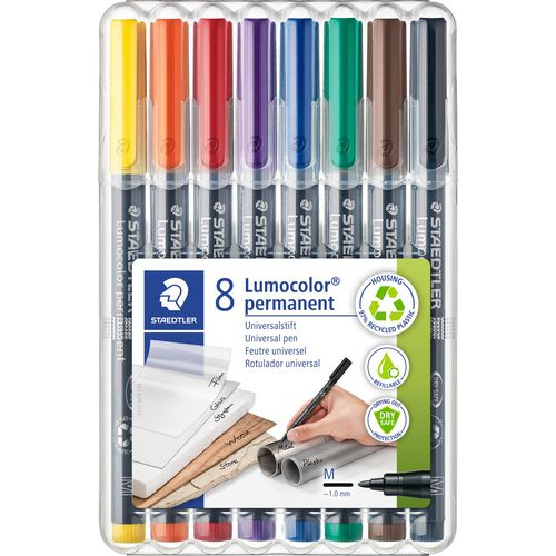 Staedtler permanente marker 317wp8 ass