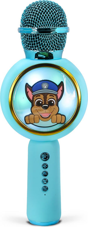 Otl technologies paw patrol chase - draadloze karaoke microfoon voor kinderen - oplichtend led display - speaker - stemvervorming