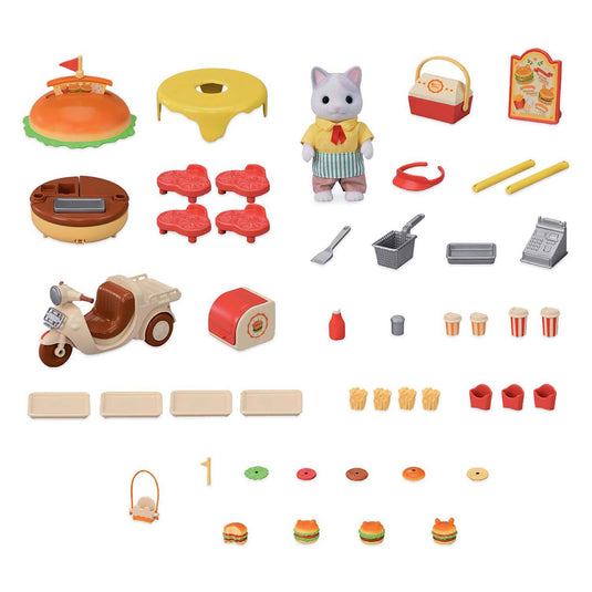 Sylvanian families 5757 hamburger stand