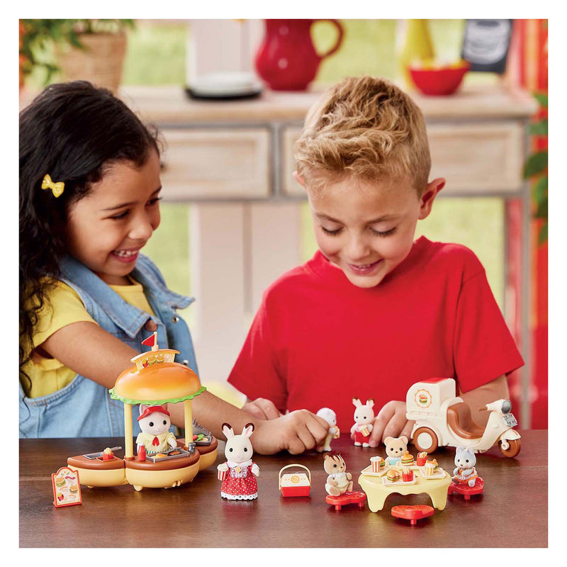 Afbeelding laden in galerijviewer, Sylvanian families 5757 hamburger stand
