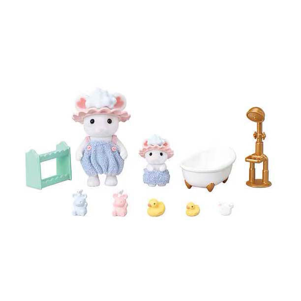 Load image into Gallery viewer, Sylvanian families 5805 bubbel badtijd broer zus
