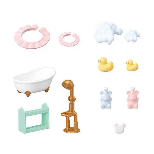 Sylvanian families 5805 bubbel badtijd broer- zus