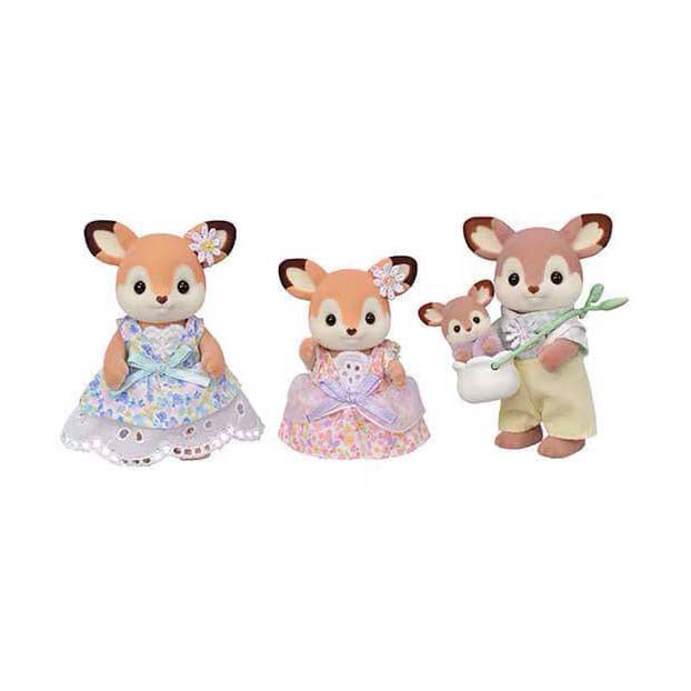 Chargez l'image dans la visionneuse de la galerie, Sylvanian families 5799 familie hert- 4 fluweelzachte speelfiguren
