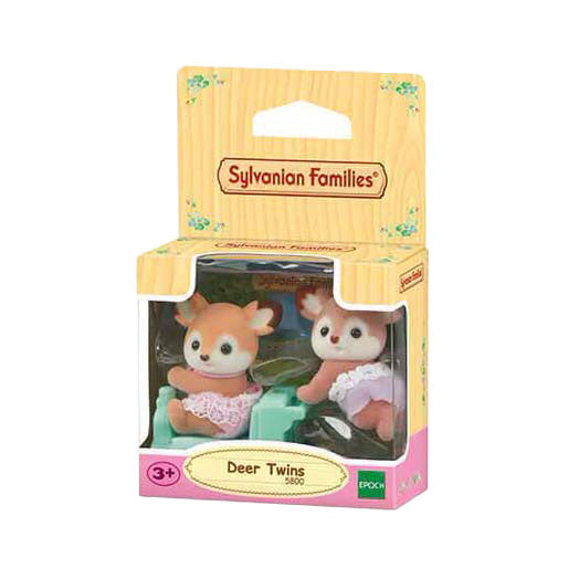 Sylvanian families 5800 tweeling herten- 2 fluweelzachte speelfiguren