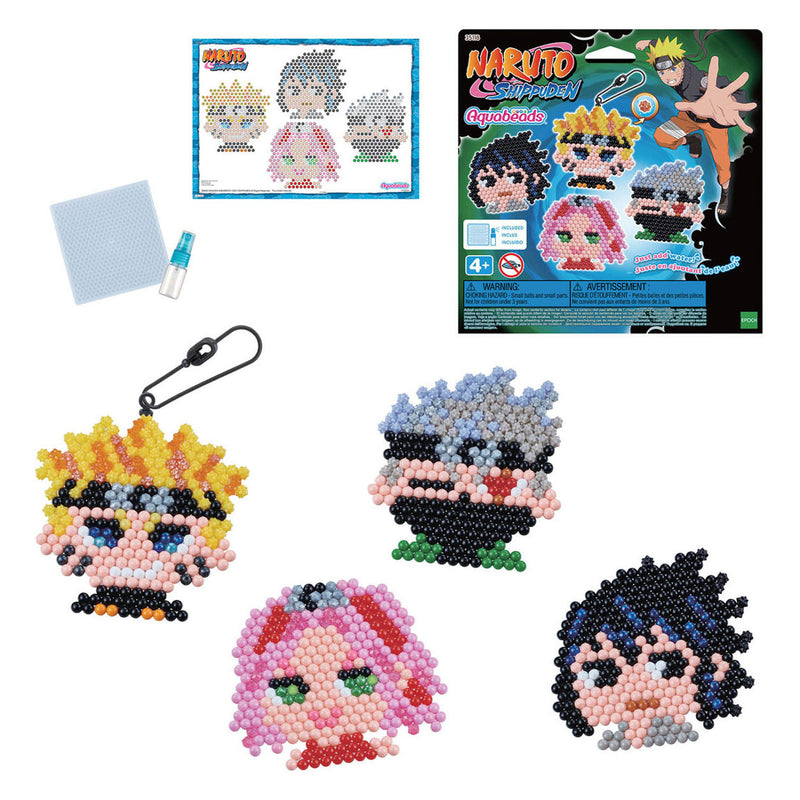 Afbeelding laden in galerijviewer, Aquabeads naruto sleutelhanger knutselset- parels die met water aan elkaar plakken
