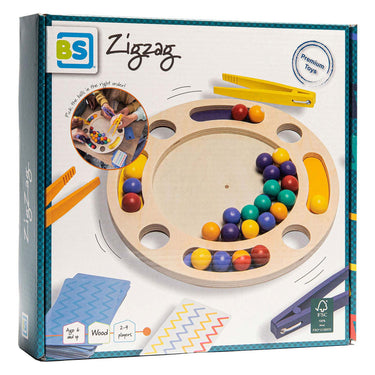 Bs toys bs zigzag - strategisch kaartspel - fsc hout - 2 tot 4 spelers - vanaf 6 jaar