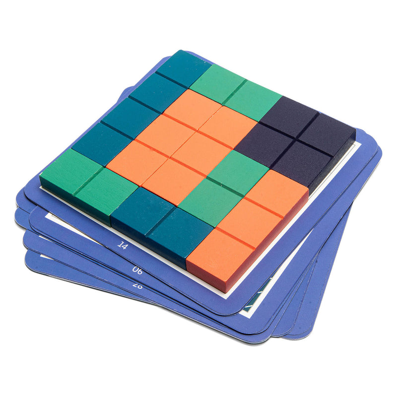 Afbeelding laden in galerijviewer, Bs toys vierkantpuzzel - educatief speelgoed - hout - vanaf 6 jaar - kinderspel - cadeau kind
