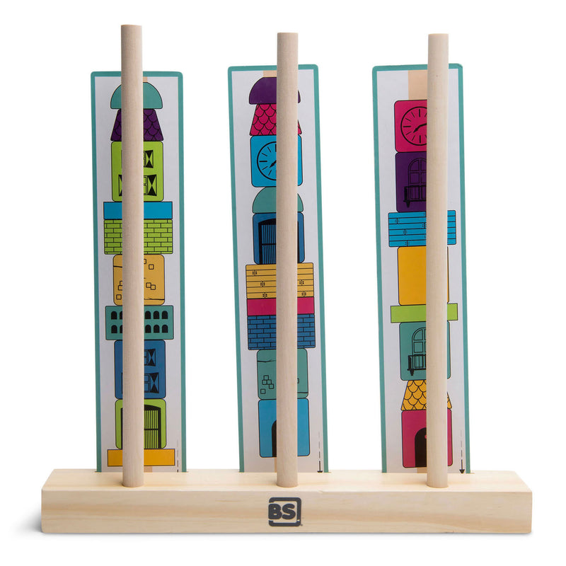 Load image into Gallery viewer, BS Toys Stapeltorens Hout Stapelspel
