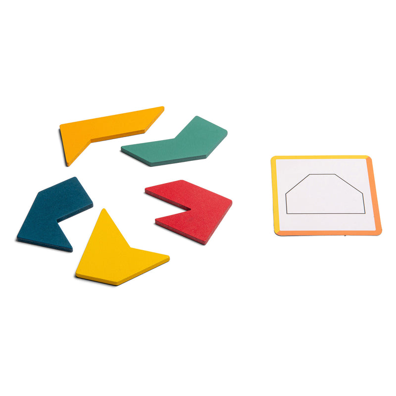 Load image into Gallery viewer, BS Toys Puntige Puzzel Vormen Kaartspel
