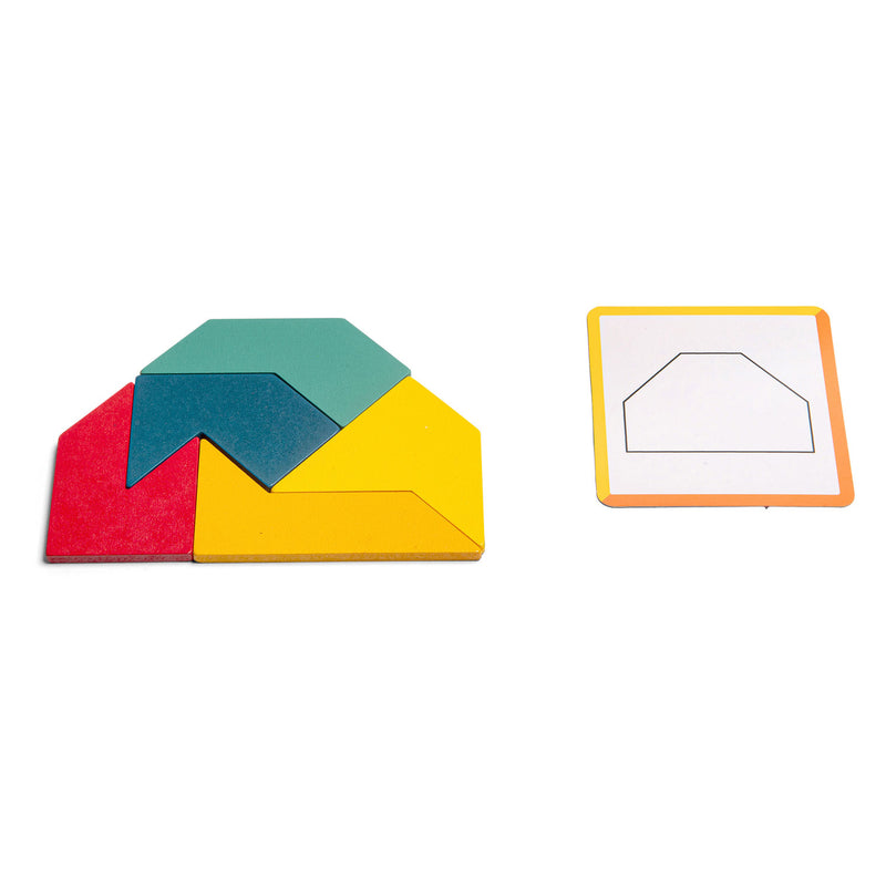 Load image into Gallery viewer, BS Toys Puntige Puzzel Vormen Kaartspel
