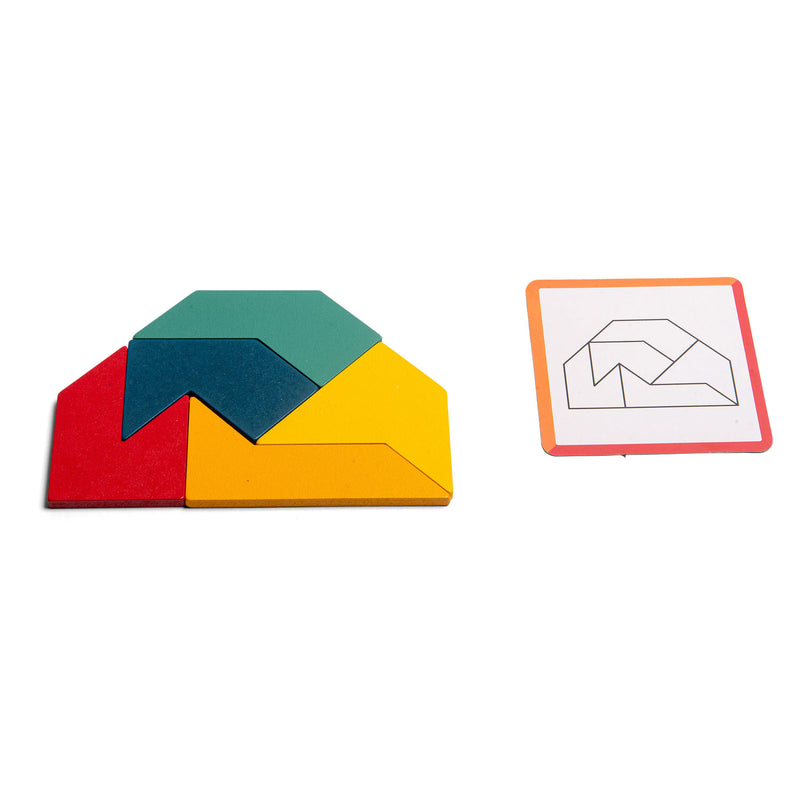 Load image into Gallery viewer, BS Toys Puntige Puzzel Vormen Kaartspel
