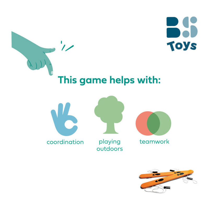 ギャラリービューアに画像をロードする, Bs toys houten loopski's voor twee personen
