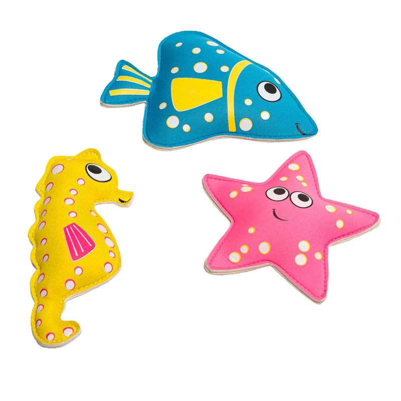 Load image into Gallery viewer, Bs toys duikspeelgoed zeedieren gevuld met zand, 3st.

