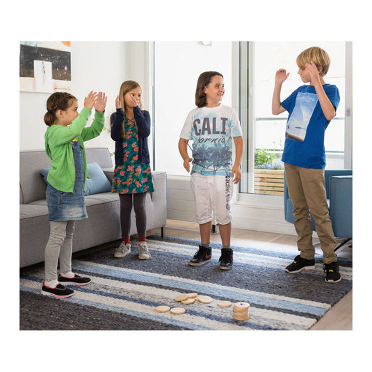 Bs toys moves! denkspel - actief beweeg spel - speelgoed vanaf 6 jaar - houten kaarten - kinderspeelgoed - cadeau kind