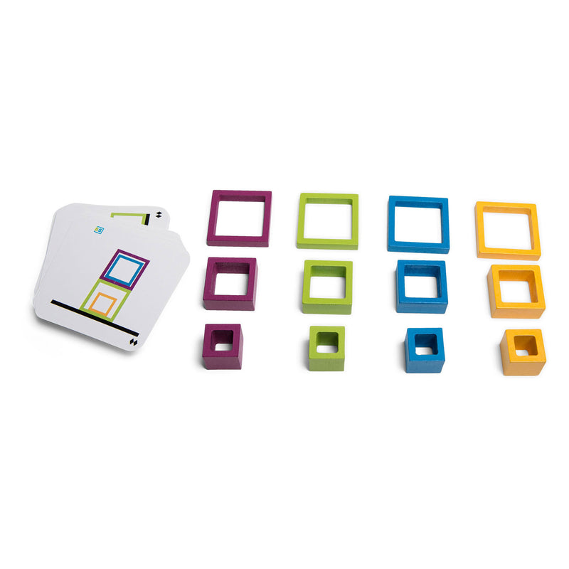 Load image into Gallery viewer, Bs toys houten frames vorm en kleuren spel
