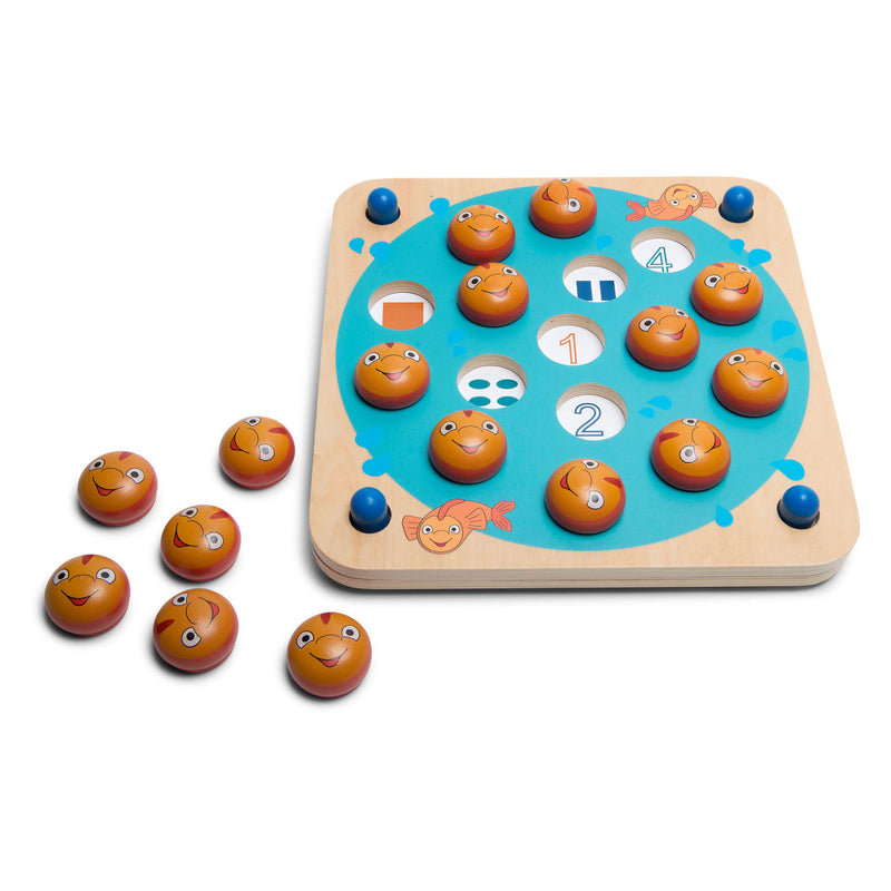 Load image into Gallery viewer, Bs toys houten memospel vis, 20dlg.
