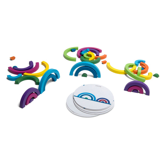 Bs toys spel snelle bogen 26 x 26 cm hout karton 104-delig