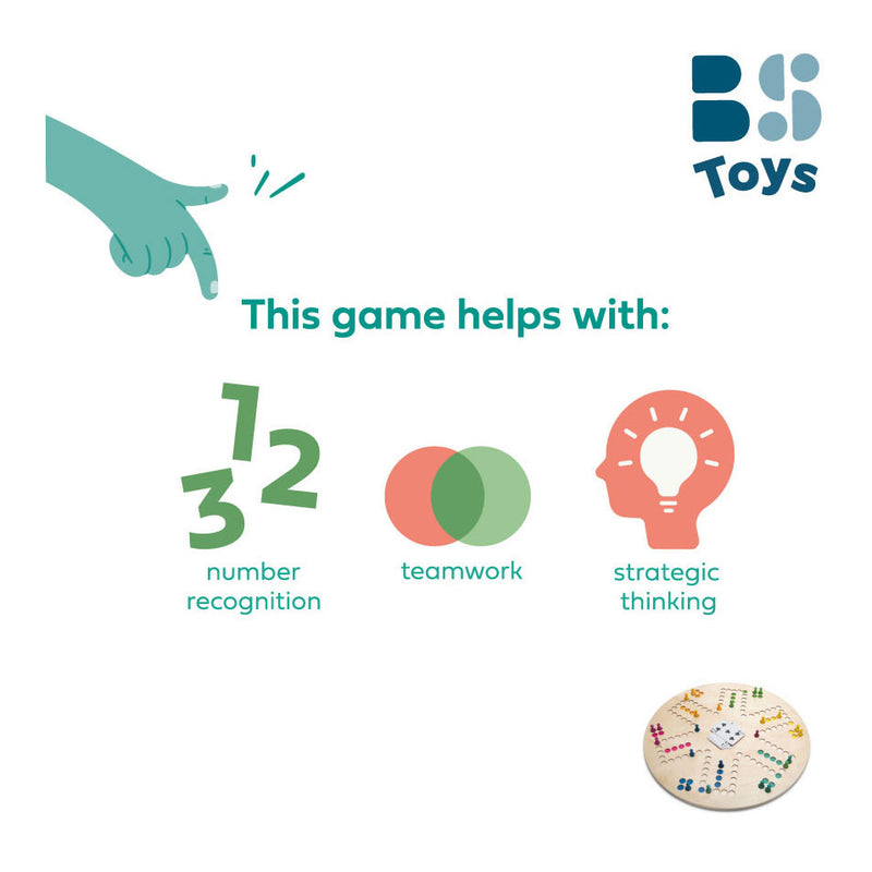 Load image into Gallery viewer, Bs toys houten keezen spel
