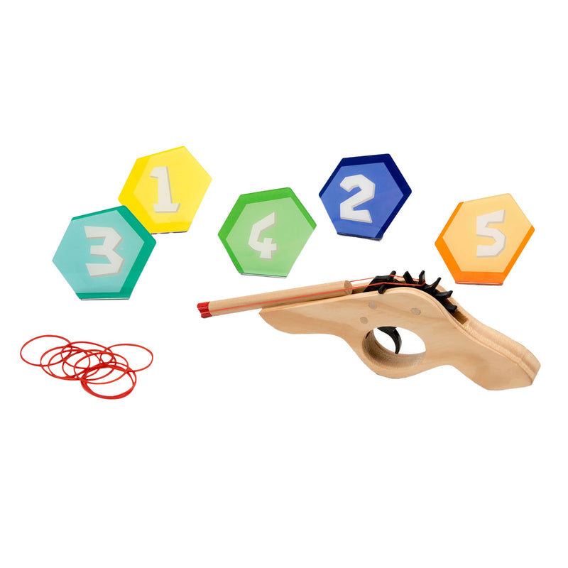 Load image into Gallery viewer, Bs toys afschiet spel met doelwitten, 31dlg.
