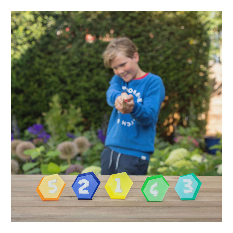 Load image into Gallery viewer, Bs toys afschiet spel met doelwitten, 31dlg.
