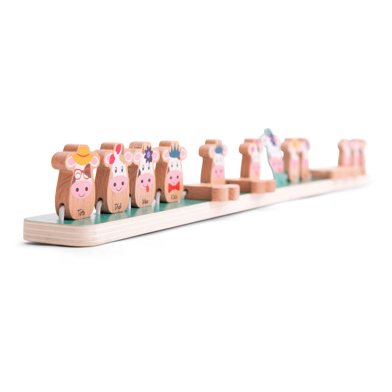 Chargez l'image dans la visionneuse de la galerie, Bs toys welke koe ben ik houten spel
