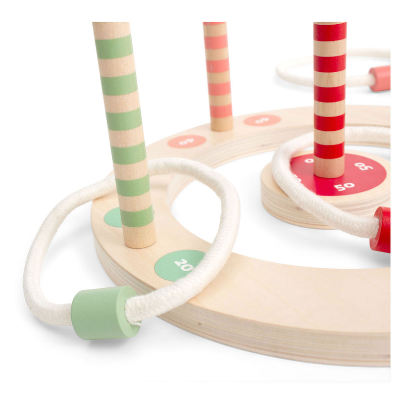 Load image into Gallery viewer, Bs toys houten ringwerpspel met strepen, 7dlg.
