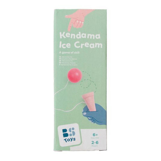 Bs toys kendama ijsje - behendigheidsspel - vangbal - kinder speelgoed - houten spel - coördinatie training - kendama spel - houten speelgoed