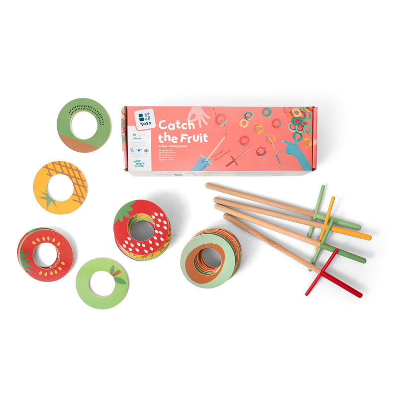 Load image into Gallery viewer, Bs toys vang het fruit vang- en werpspel, 31dlg.
