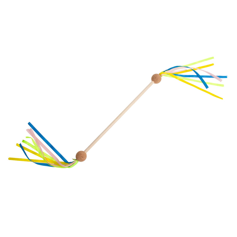 Load image into Gallery viewer, Bs toys houten draaistok met lint
