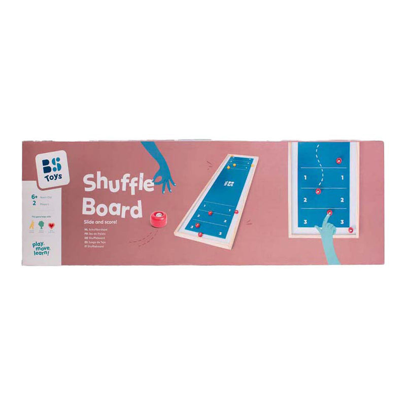 Load image into Gallery viewer, Bs toys shuffleboard met 8 schijven - 2 spelers
