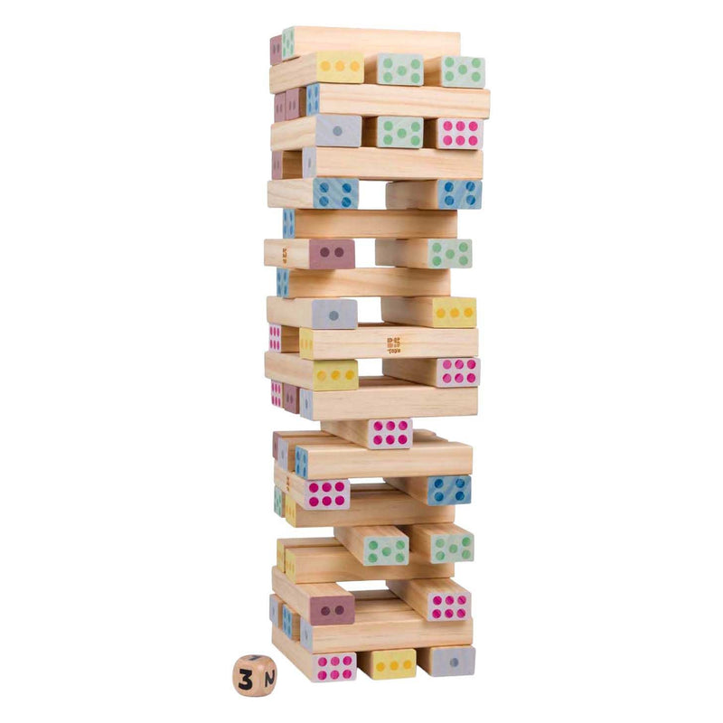 Load image into Gallery viewer, Bs toys houten reuzegroot nummertoren - 46dlg.
