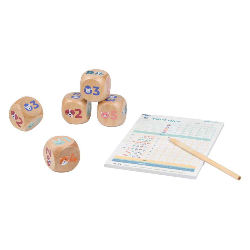Load image into Gallery viewer, Bs toys houten yatzy junior - 6dlg.
