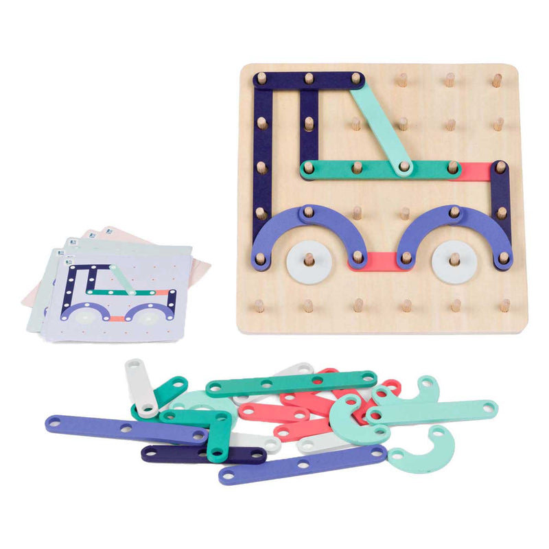 Load image into Gallery viewer, Bs toys houten geoplank - 40dlg.
