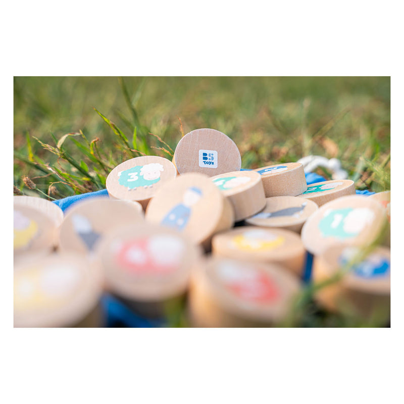 ギャラリービューアに画像をロードする, Bs toys – schaap vs. wolf – actief tikkerspel – houten vangspel – vanaf 3 jaar
