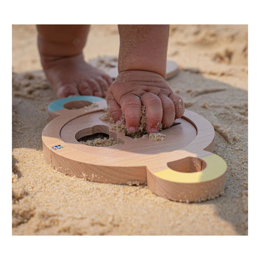 Bs toys – zandvormenset – houten speelset voor buiten – vanaf 18 maanden