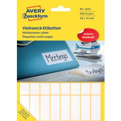 Avery multifunctionele etiketten 3324 wit 928 stuks